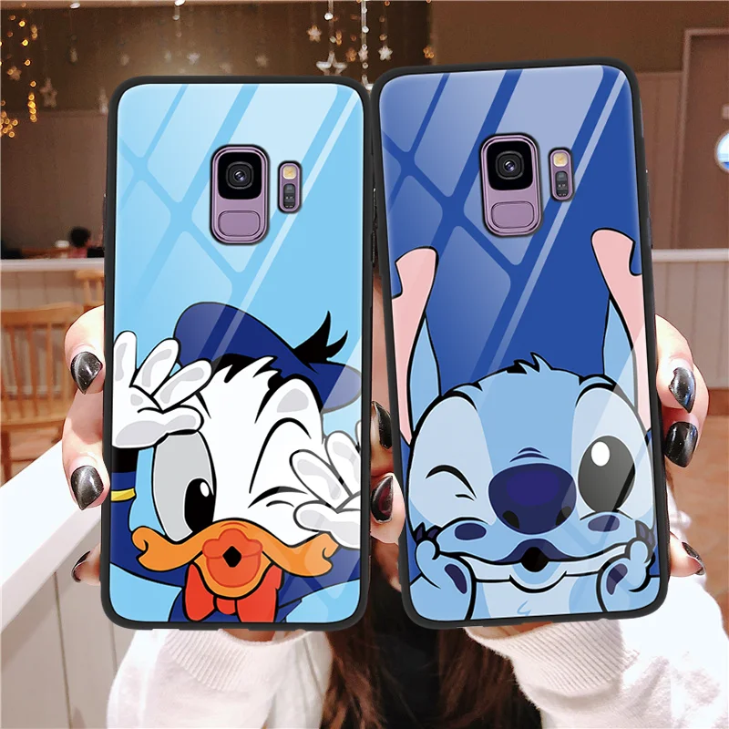Закаленное Стекло ТПУ чехол для samsung Galaxy J7 Prime J5 J4 J6 A6 A8 A7 Note 8 9 10 Pro S8 S9 S10 плюс A40 A70 A50 крышка