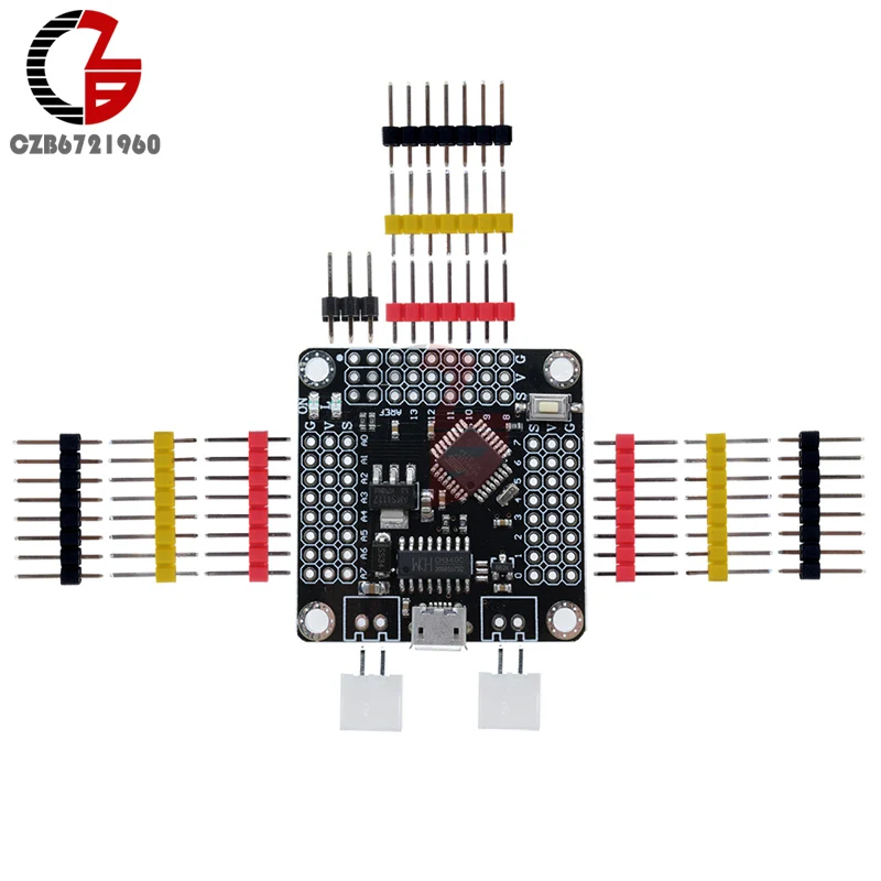 Плата микроконтроллера CH340 CH340G TTL USB NANO V3.0 Atmega328 Pro плата Atmega328P для Arduino IIC I2C SPI|board for