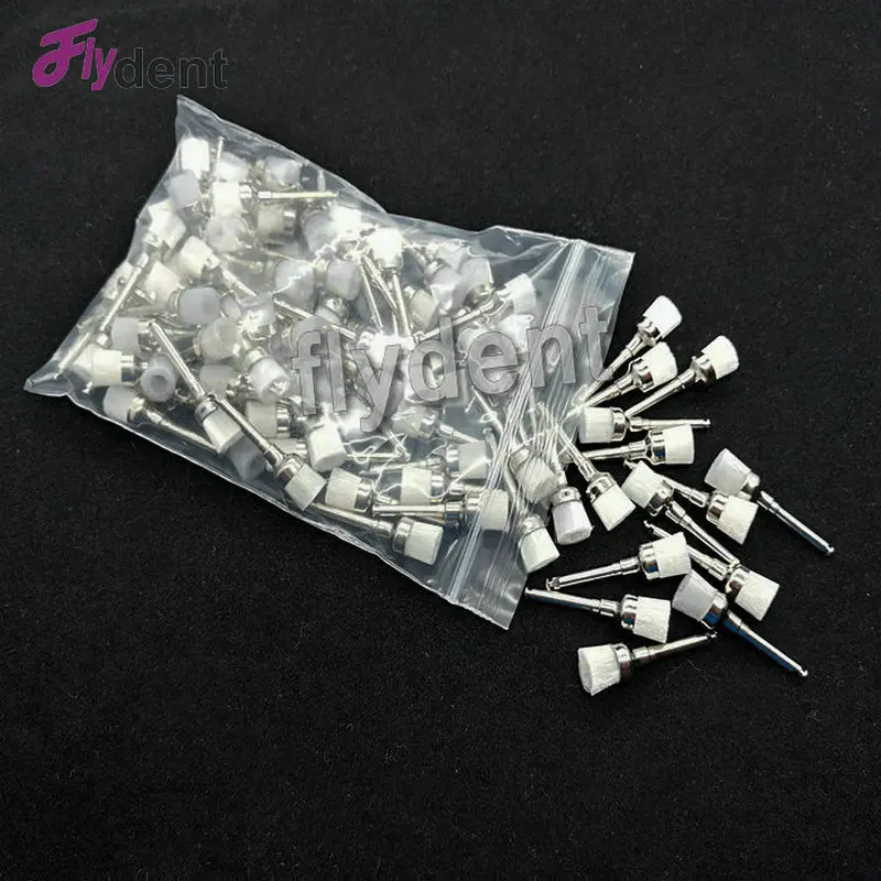 100 шт. Стоматологический материал чаши Форма щетка зубная профилактическая новая