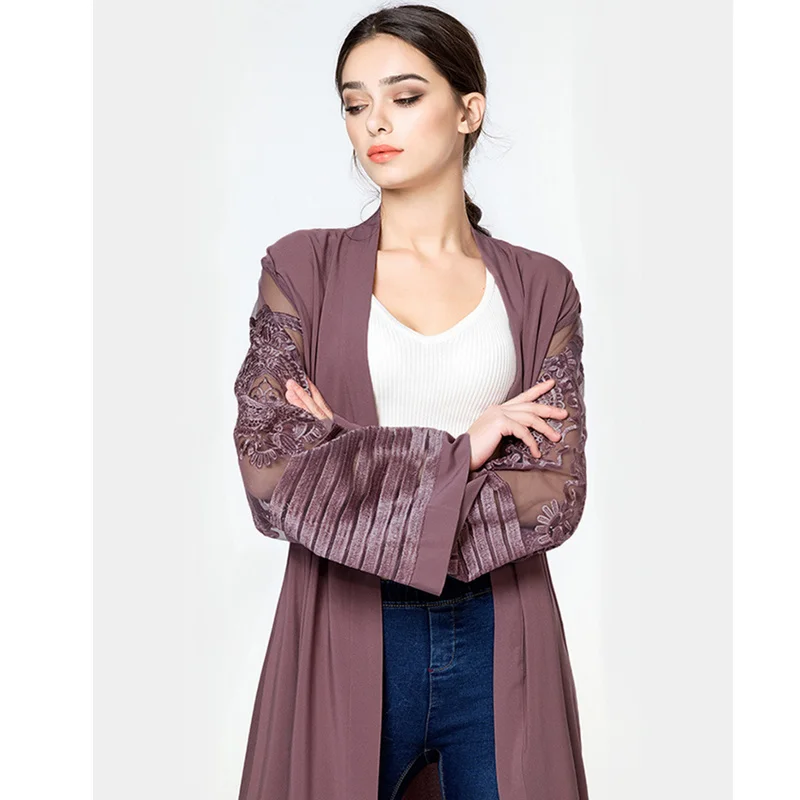 Роскошная мусульманская одежда для женщин марокканский кафтан Дубай открытый