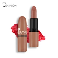 teayason lipstick ladies beauty cosmetics matte and pumpkin color bean paste lip solid gloss lipstick pen make up tool t