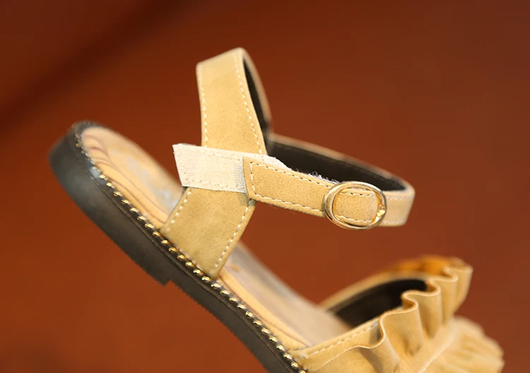 Лидер продаж малыша сандалии для девочек Дети принцессы Летняя обувь на плоской