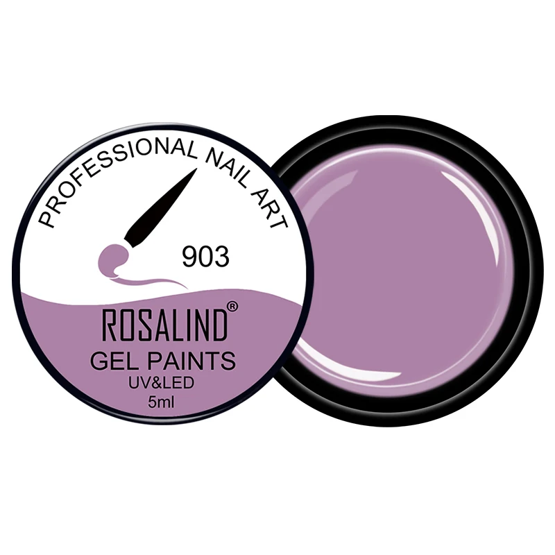 Гель-лак ROSALIND 30 цветов, Гель-лак для ногтей для самостоятельного маникюра, необходимое Базовое покрытие, гель для ногтей, УФ-лак - Цвет: 903