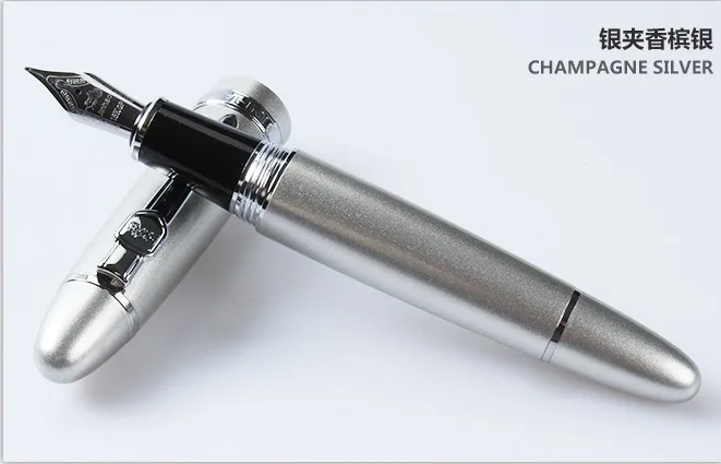 JINHAO 159 белая Улучшенная деловая чернильная ручка 0,5 мм широкая авторучка, толстая для подарков, для офиса, учебы, студентов, с использованием - Цвет: S