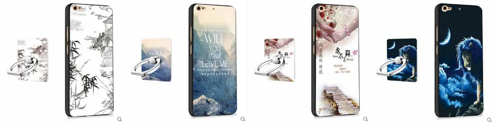 Чехол GR olamexy из ТПУ для BLU Vivo 5 с кольцом-держателем и мультяшным принтом,, чехлы для мобильных телефонов