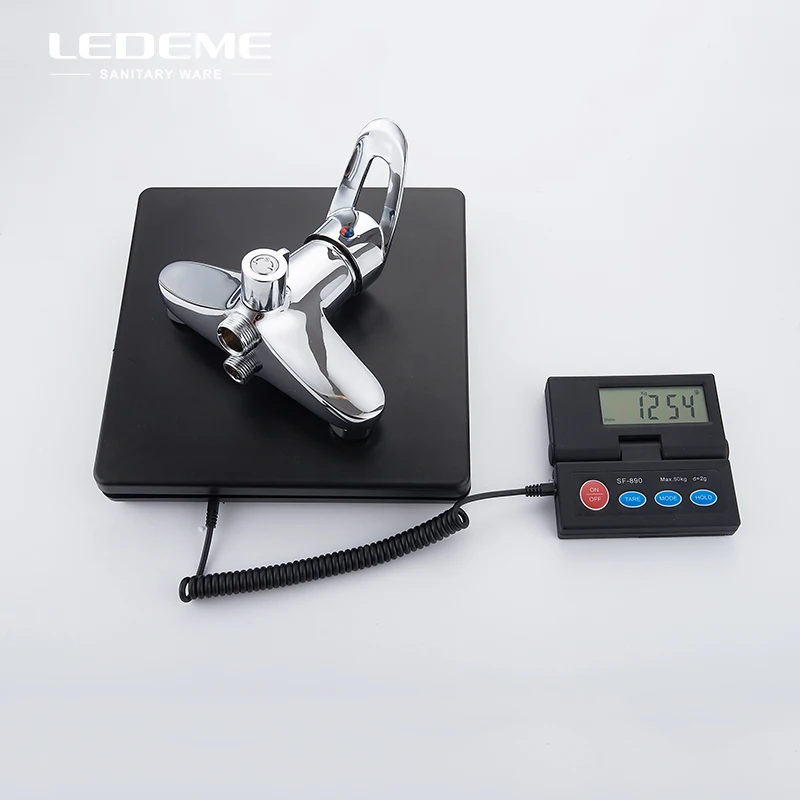 LEDEME смеситель для ванны набор душа медный душ тела с насадкой ABS Длинный Носик