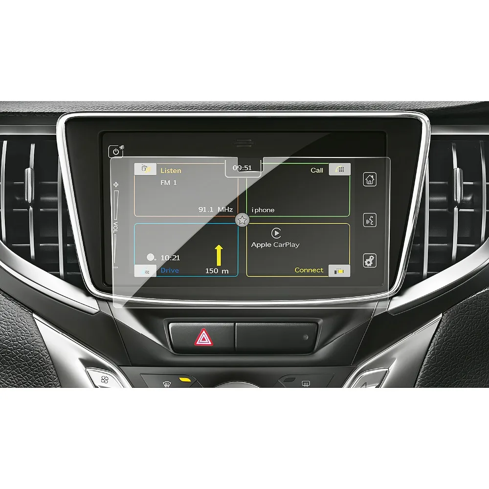 RUIYA 2 пакеты PET Защита экрана для Maruti Suzuki Baleno 7-дюймовый gps-навигации экран, невидимый прозрачный чехол