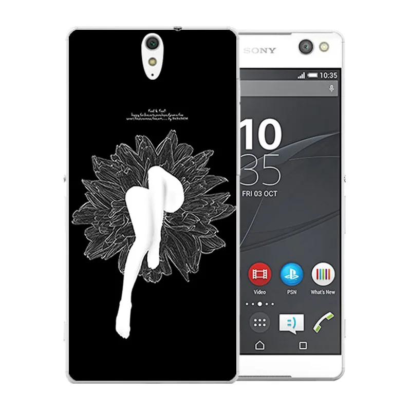 Мягкая силиконовая задняя крышка чехол для sony Xperia C5 Ultra/двойной E5553 E5506 E5533 Coque с