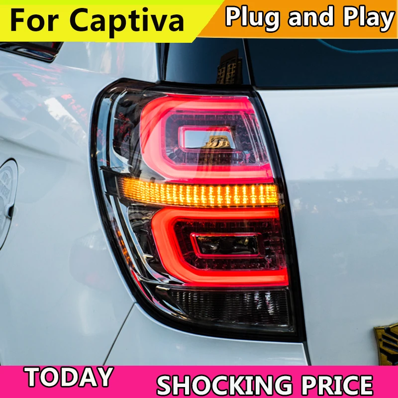 Автомобильный стильный задний светильник s для Chevrolet Captiva фонарь 2008 2016