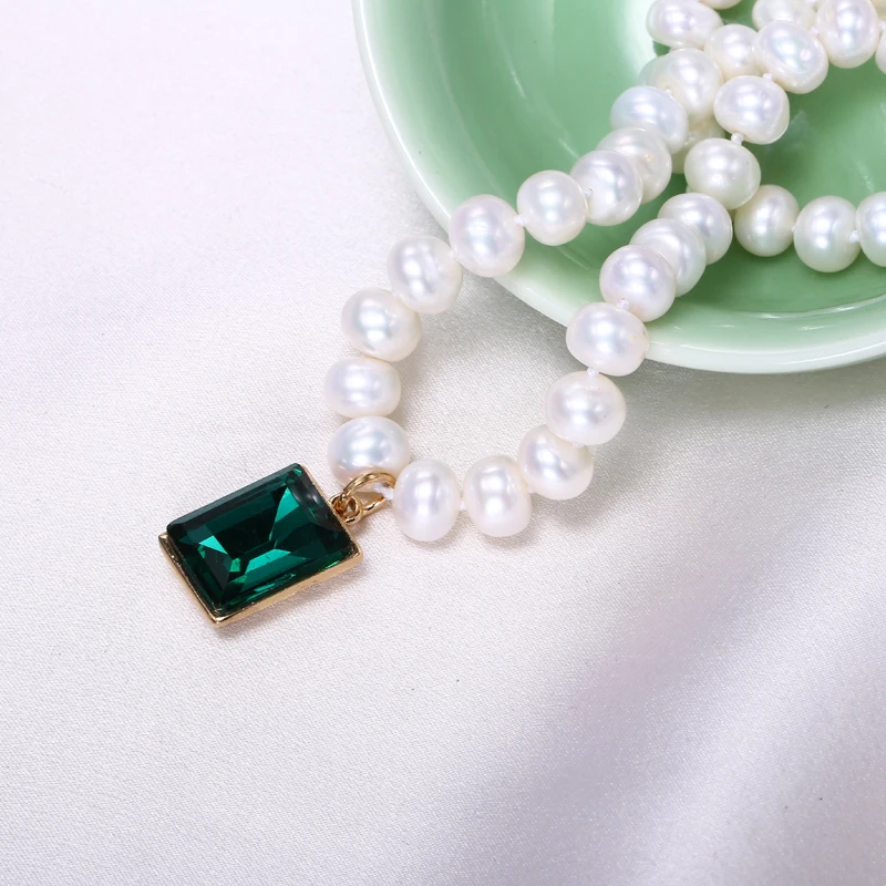 DAIMI ожерелье из натурального жемчуга ручной работы AA 6 7 мм культивированный