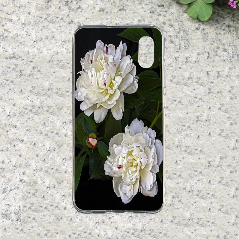Пион Белый Цветы Чехол для телефона чехол Xiaomi redmi 4A 4X4 pro 5 5A 6A 6X6 Note2 3 4X5 6 из мягкой