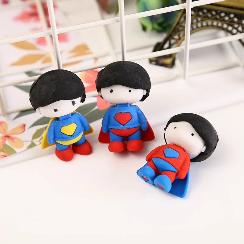 4 шт. креативные Diy Мультяшные милые ластики разборные детские игрушки резиновые