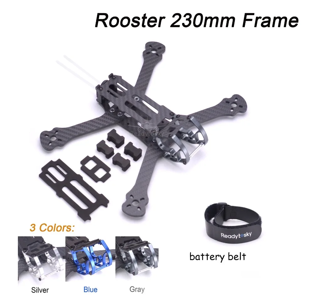 Новинка рама для гоночного квадрокоптера Rooster 230 5 &quotFPV фристайла мм|Детали и
