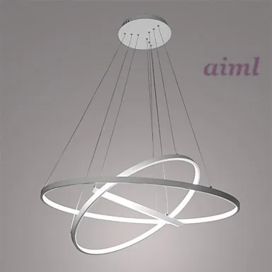 

LED 3 Ring 60W Pendant Light Modern Design/ LED Three Rings/ 220V~240/100~120V/Special for office,Showroom,Living Room