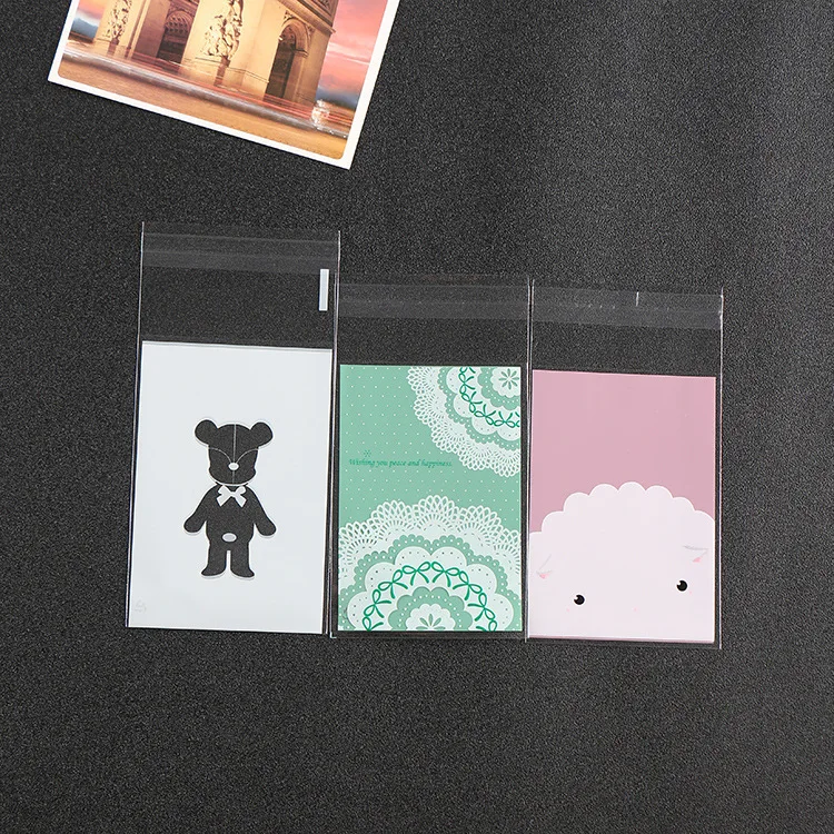 500 шт. бесплатная доставка маленькие овцы пакеты для упаковки печенья с кружевным