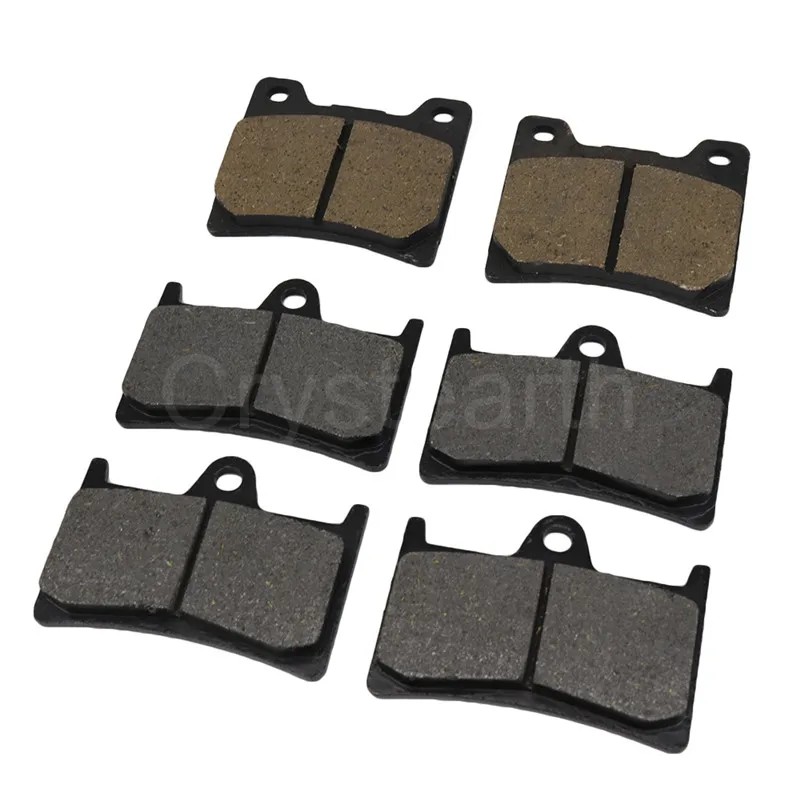 

6pcs/set Motorcycle Front Rear Brake Pads For YAMAHA BT1100 BT 1100 BULLDOG 2002 - 2015 2003 2004 2005 2006 2007 2008 2009 2010