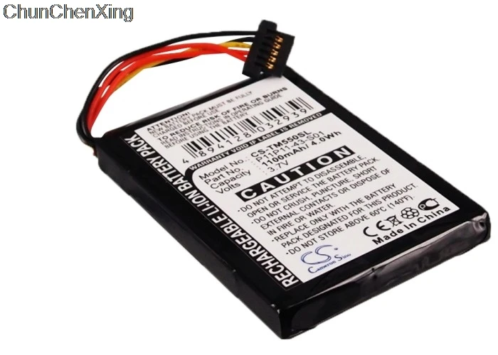 P11P11 43 S01 батареи Cameron Sino 1100mAh для TomTom 8CP5. 011 11 Go 550 Live|Цифровые аккумуляторы| |