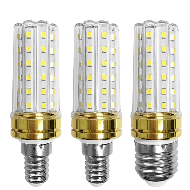 Супер яркий E27 E14 LED Свет кукурузы 220 В 8 Вт 12 16 Светодиодная лампа 2835 SMD лампочка