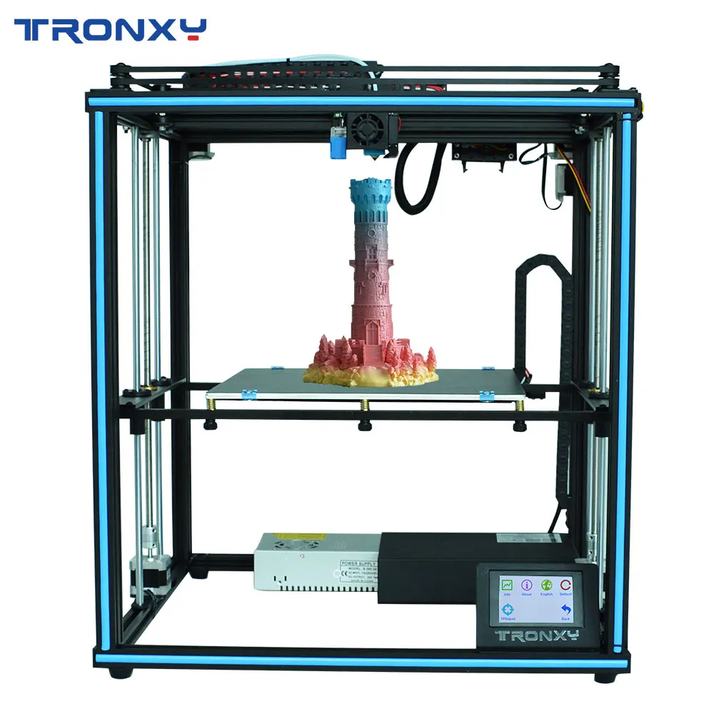 Горячая продажа X5SA 400 настольный 3d принтер высокая точность 3D машина