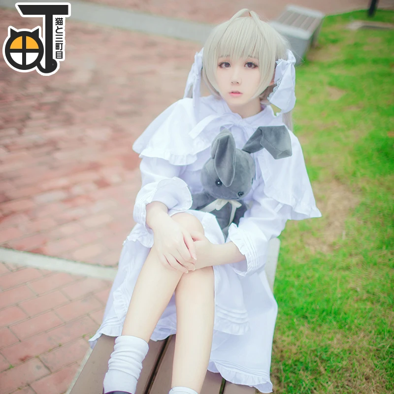 Косплей-костюм Yosuga No Sora Kasugano белое кимоно японская игра в одиночество где мы