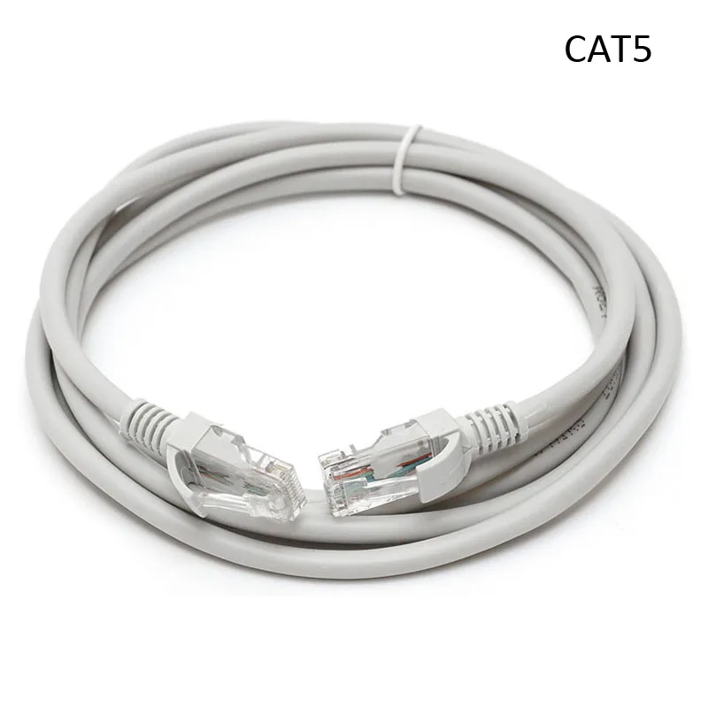 5 м 10 15 20 25 30 кабель CAT5 Ethernet сетевой RJ45 патч LAN POE серый цвет для CCTV камеры
