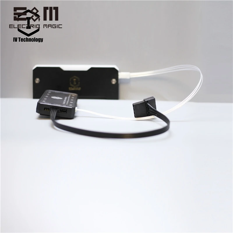 1pcs Black Универсальный RGB ram Shell памяти светящийся радиатор для компьютера светодиодный вентилятор охлаждения радиатора контроллер для DDR3 DDR4 - Цвет: 1pcs Black
