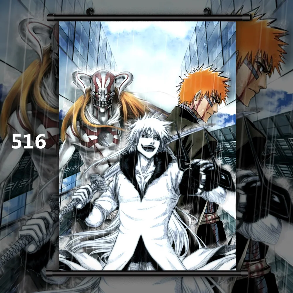 516 Bleach Kurosaki ichigo Аниме Манга настенный плакат свиток D - Цвет: 516
