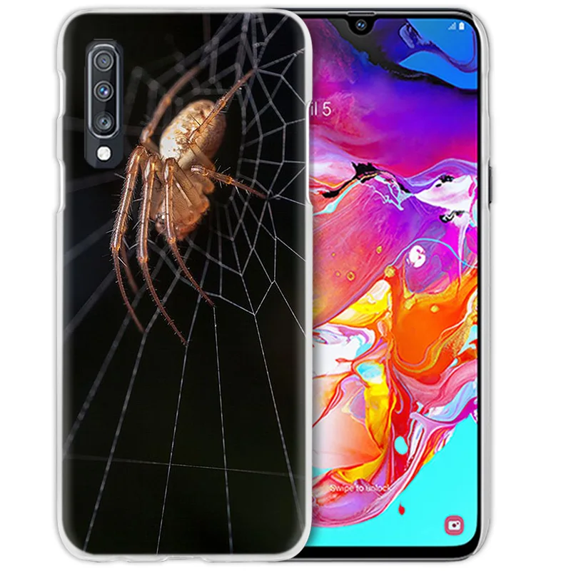Ядовитый паук чехол для samsung Galaxy A50 A70 A80 A20e A60 A40 A30 A20 A10 A8 A6 плюс A9 A7 жесткий чехол для телефона из поликарбоната с Coque
