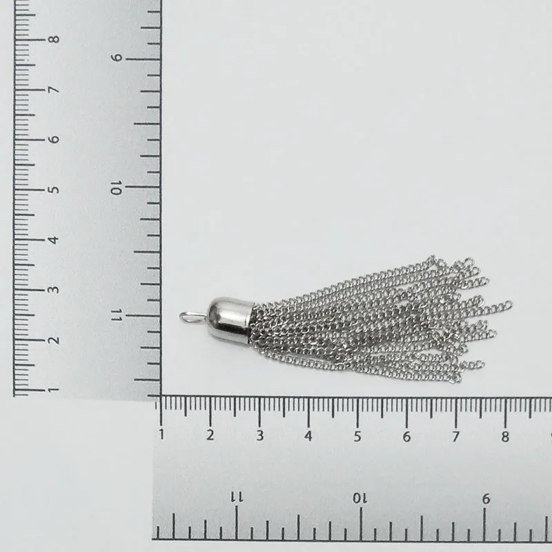 Металлические цепи подвески с кисточками серьги ожерелье для мобильных