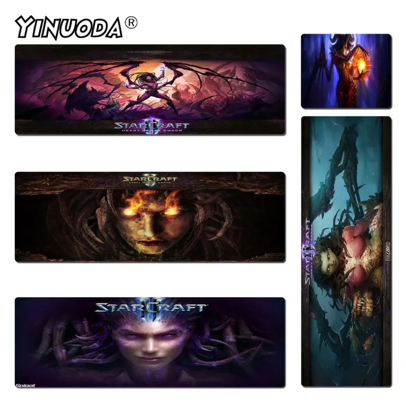 

Yinuoda Simple Design Starcraft Game Rubber Desktop Mousepad Size for 180*220 200*250 250*290 300*600 and 400*900*2mm