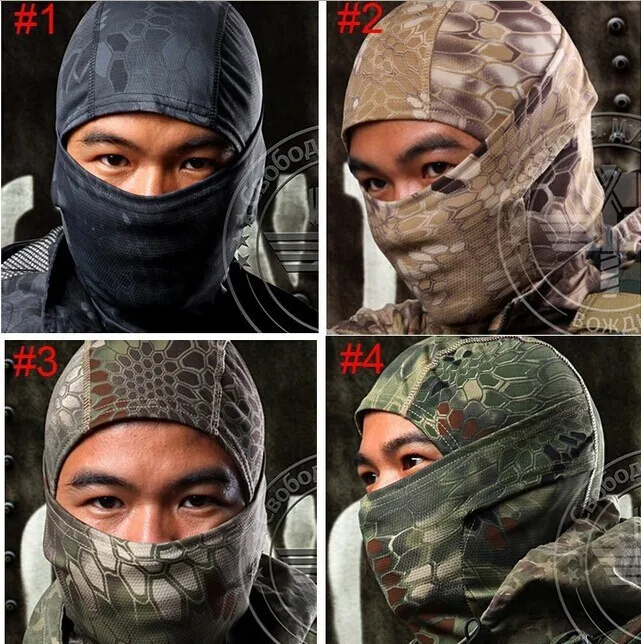 

Chiefs Rattlesnake Tactical Airsoft Hunting Wargame Breathing Dustproof Face Balaclava Mask Motorcycle Skiing Cycling Full Hood