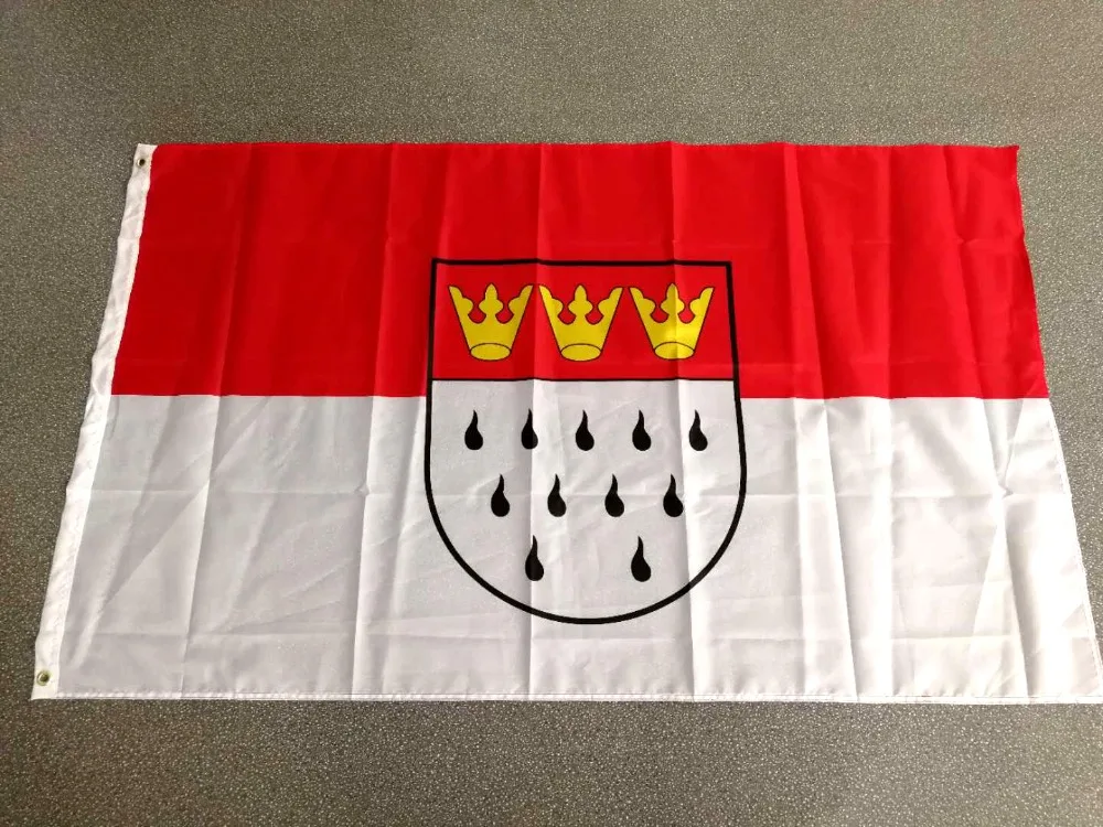 Флаг koln одеколона Yehoy 90x150 см немецкий город|Флаги баннеры и аксессуары| |