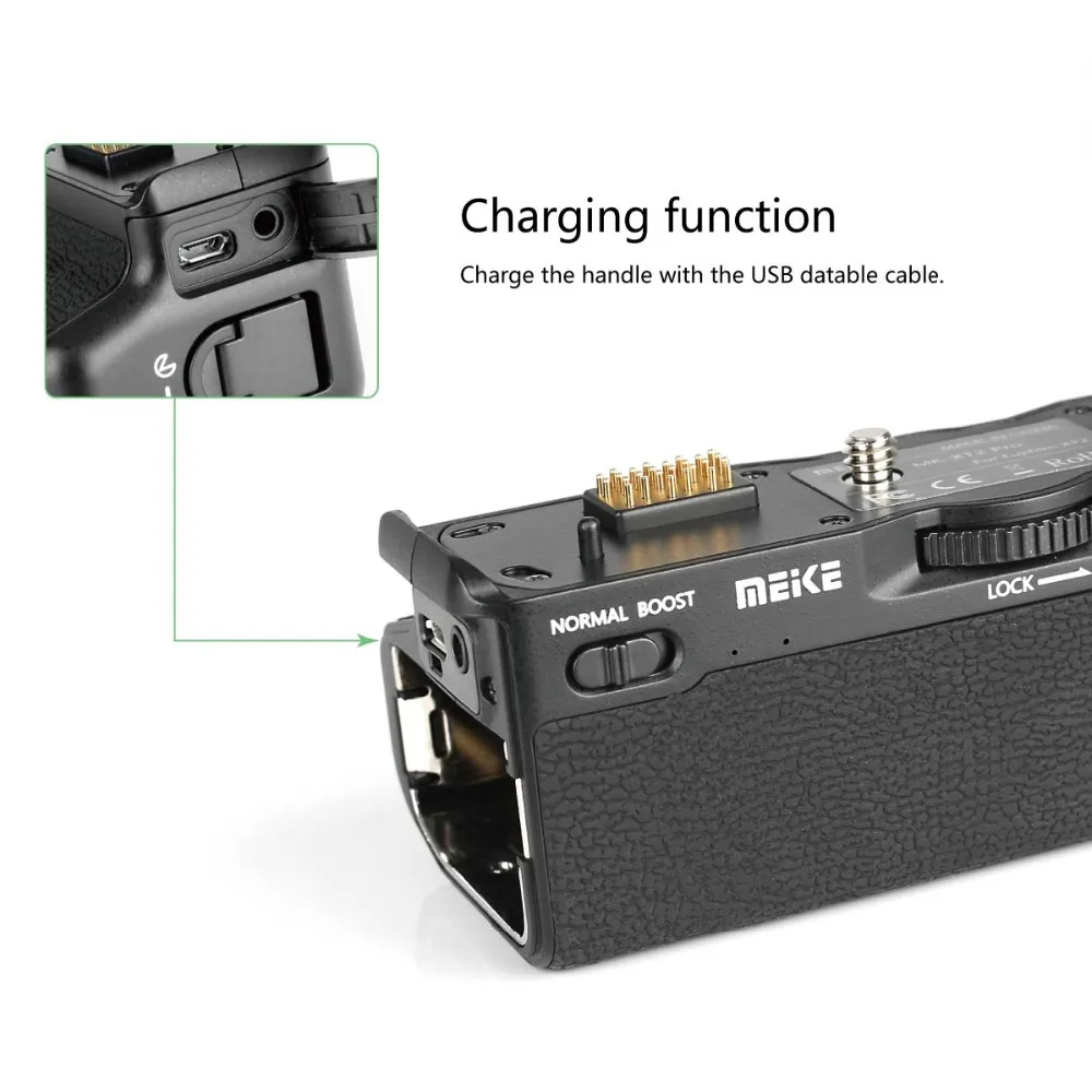 Meike MK XT2 Pro Многофункциональный батарейный блок с беспроводным пультом