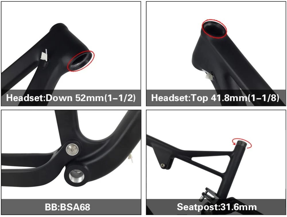 Costelo 29er полная подвесная карбоновая рама углеродная MTB рама 29er углеродная рама для горного велосипеда 142*12 мм через ось 165*38 мм для путешествий