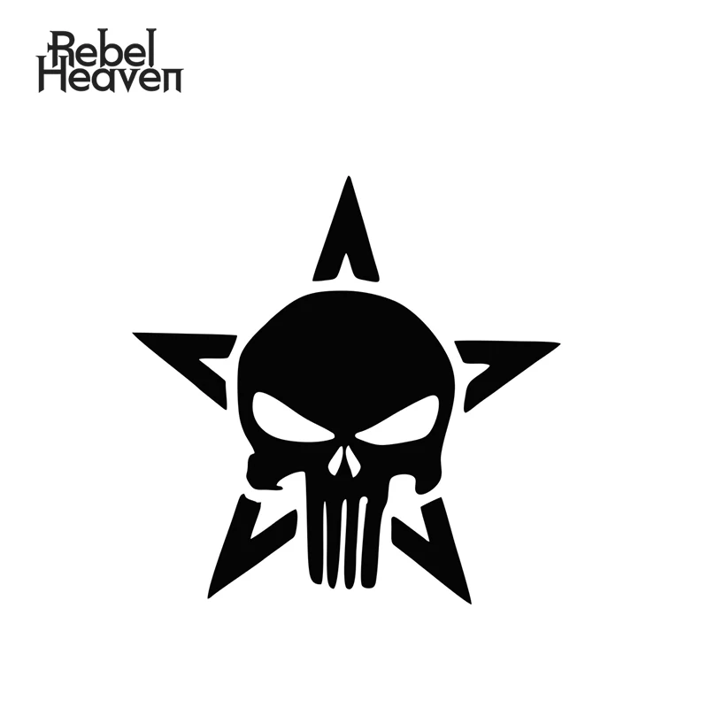 Rebel Heaven Смешные огнестойкие головы черепа зомби страна Каратель Пентакль