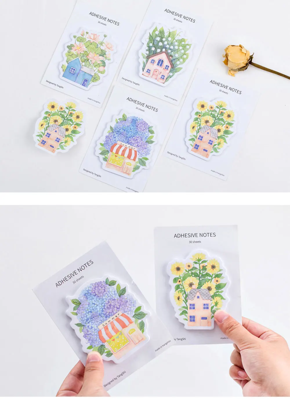 1 X красивые садовые цветы Памятка бумага для выпечки stickys notes post кавайный блокнот канцелярские принадлежности papeleria школьные принадлежности для детей Подарки