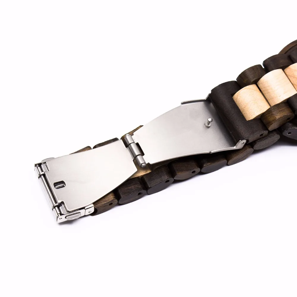 BEWELL мужские наручные часы из натурального дерева деревянные кварцевые с датой