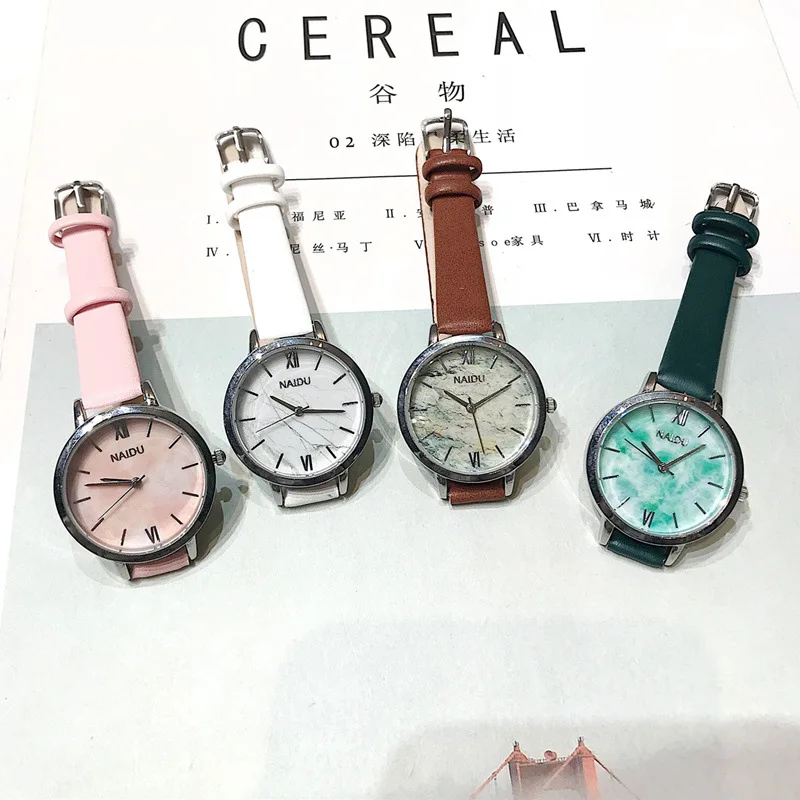 Ins trend Sen female United States British niche watch students Korean version of the simple retro art small fresh wild | Наручные часы