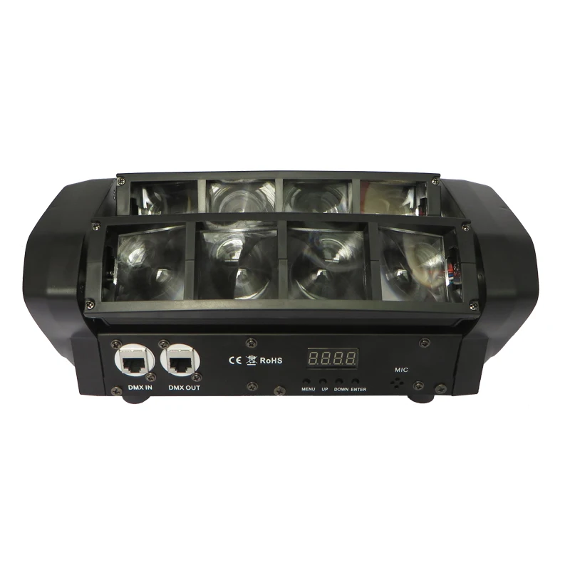 Светодиодный мини-светильник с движущейся головкой луч паука для дискотеки