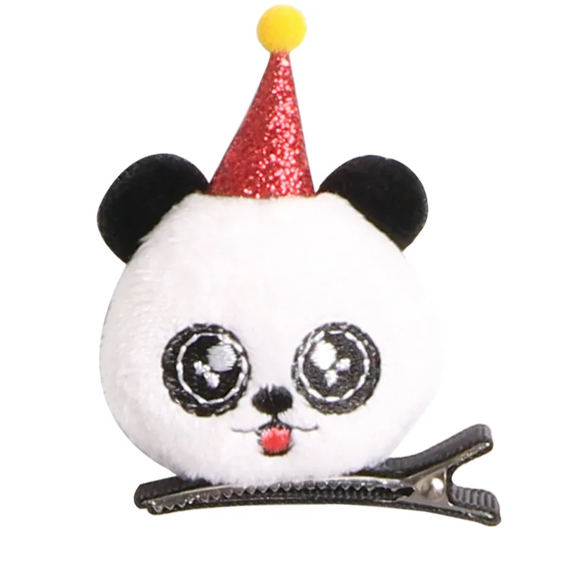 Children Cartoon Hair Accessories Panda Emoji Clip Hairpin Cute Child Bow Headband Rope Princess Crown | Детская одежда и обувь