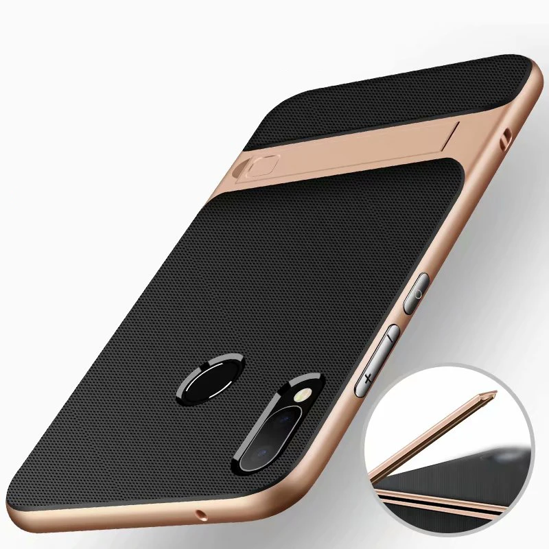 YonLinTan coque cover case For HuaWei Nova 3i Nova3i luxury Silicone on back 360 Phone with holder covers Accessories |