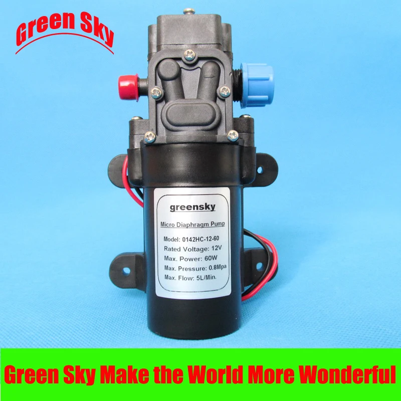 5 л/мин 12 В постоянного тока 60 Вт обратный клапан Тип высокое давление мини жидкий