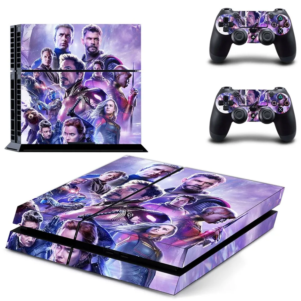 Виниловая наклейка для консоли Playstation 4 и 2 контроллеров PS4|Наклейки| |