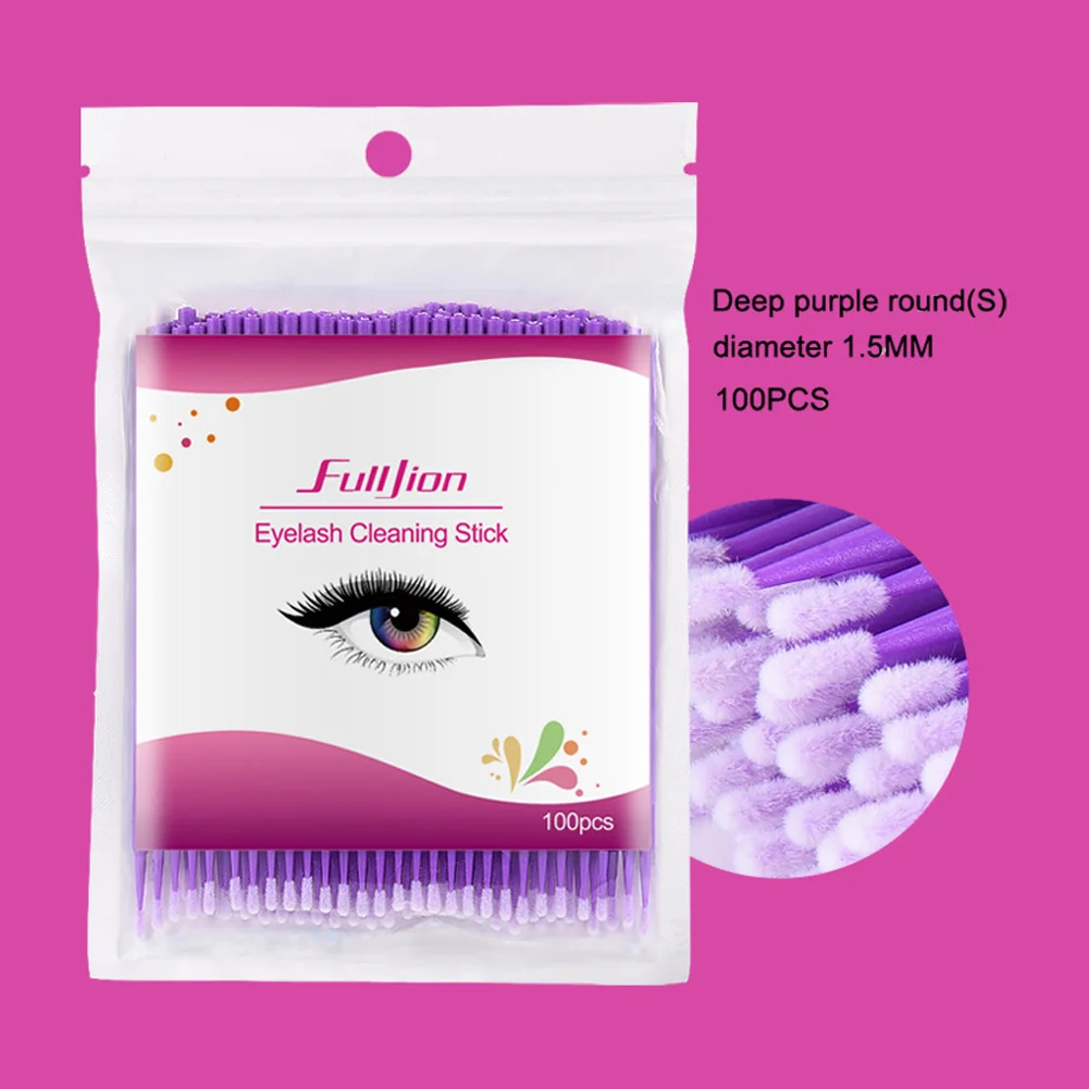 100 шт одноразовая щетка для ресниц тампоны инструменты наращивания