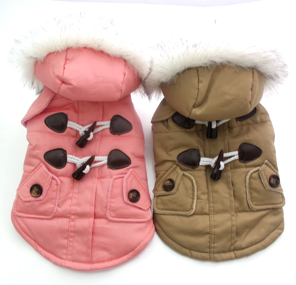 

Dog Cat warm Princess Coat Jacket Cat Puppy Warm Hoody clothes Apperal 5 size 2 colors