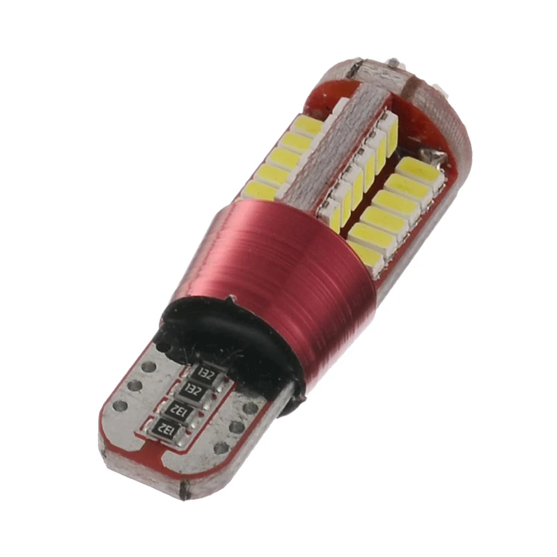 2 шт. T10 Led Canbus W5W 3014 57SMD белые Автомобильные светодиодные лампы интерьерные для
