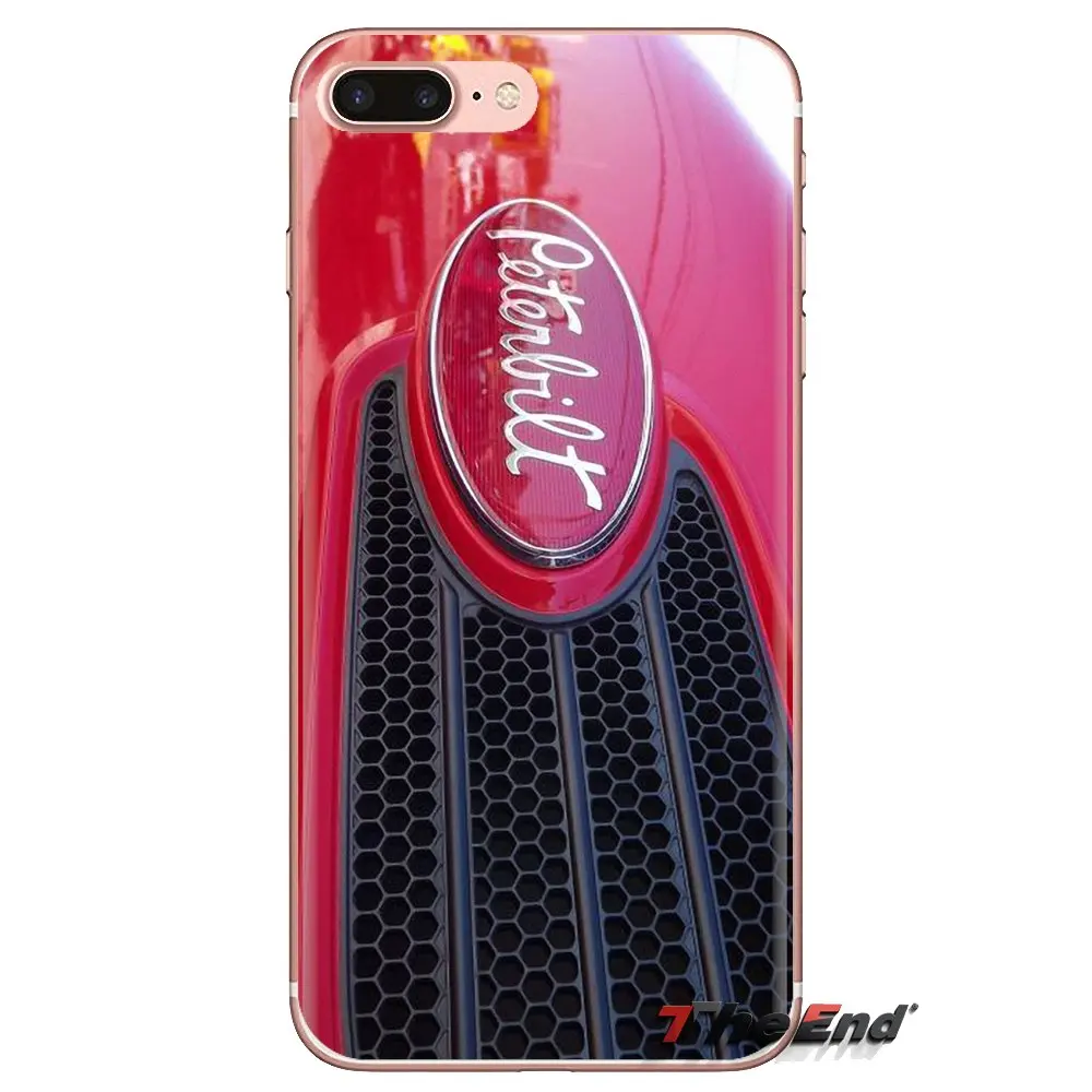 Peterbilt Trucks Metal Sheet Car For Samsung Galaxy A3 A5 A7 A9 A8 Star A6 Plus 2018 2015 2016 2017 Transparent Soft Cases Cover |
