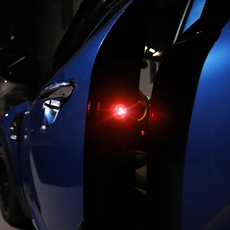 2xcar светодиодный светильник для двери стробоскопический Предупреждение ющий