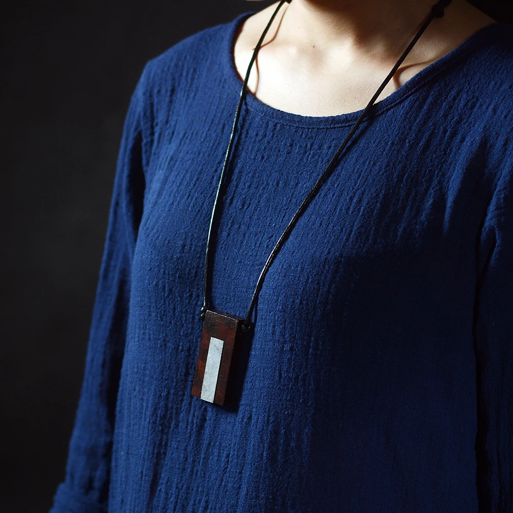 Дерево Цепочки и ожерелья ручной работы медитации этническое ожерелье для Для