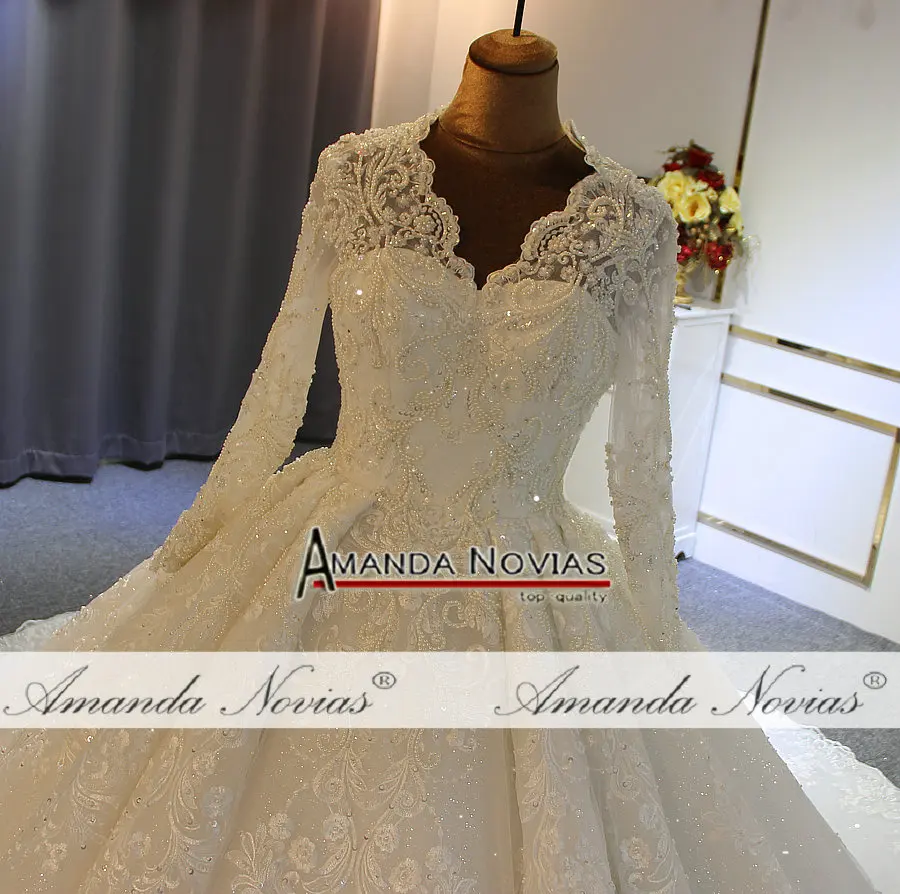 Robe de soiree свадебное платье свадебное платье с бисером ручной работы настоящая работа